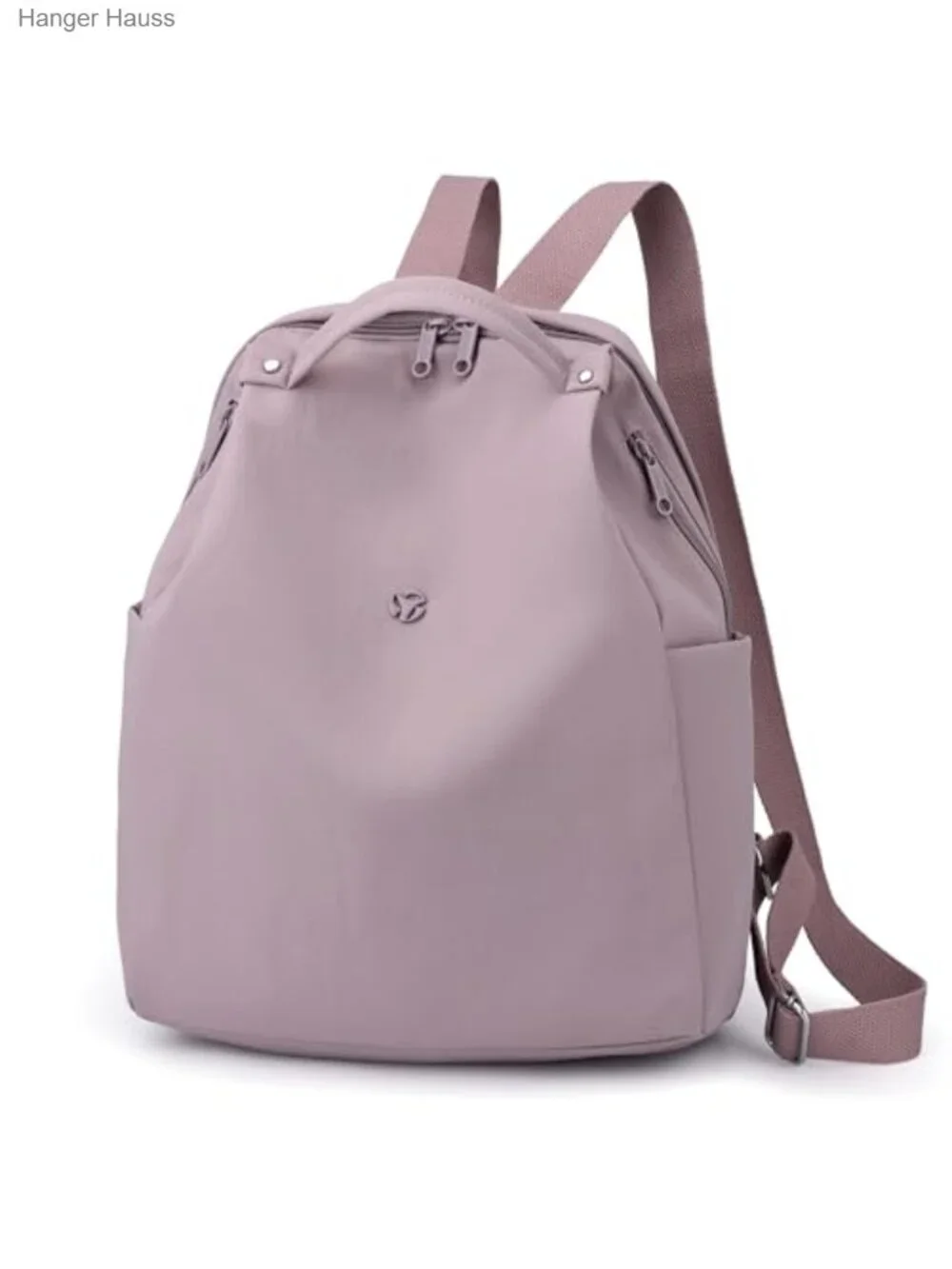 Nylon Mini Backpack for Women, Small Casual Daypack with 8 Pockets Lightweight